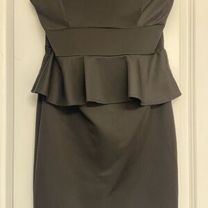 Rue21 Black Peplum Mini Dress